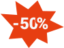 50% de desconto